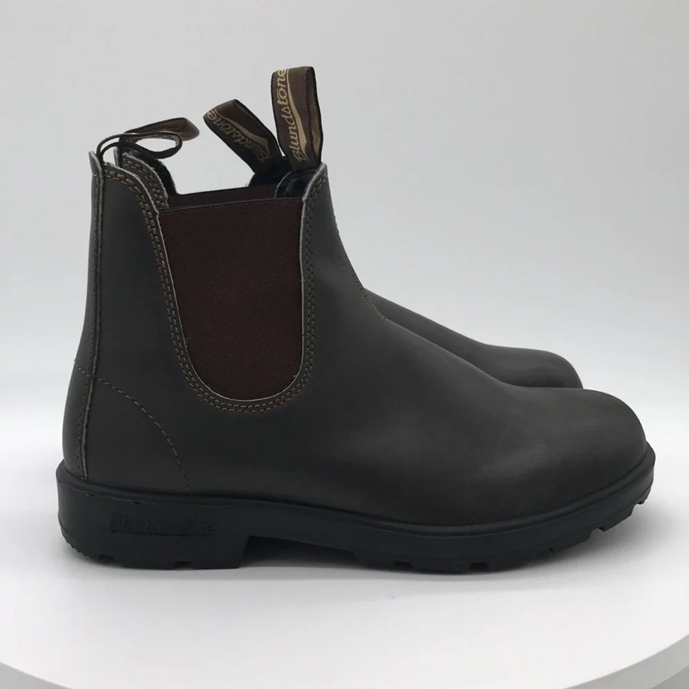 Blundstone Mens Chelsea Boots in Dark Brown size 8.5 US
